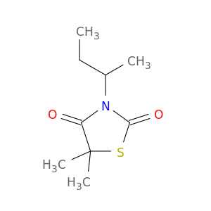 2,4-Thiazolidinedione, 5,5-dimethyl-3-(1-methylpropyl)-