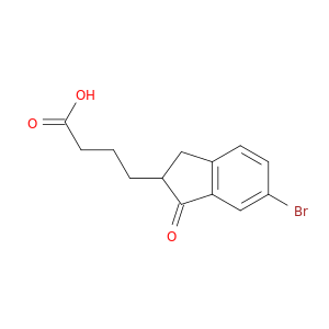 1H-Indene-2-butanoic acid, 6-bromo-2,3-dihydro-1-oxo-