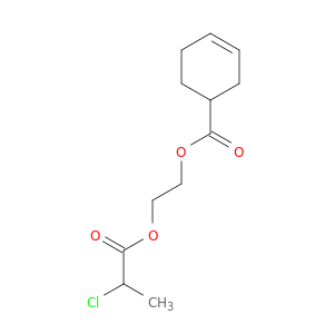 3-Cyclohexene-1-carboxylic acid, 2-(2-chloro-1-oxopropoxy)ethyl ester