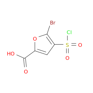 5-Bromo-4-(chlorosulfonyl)furan-2-carboxylic Acid