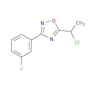 5-(1-氯乙基)-3-(3-氟苯基)-1,2,4-噁二唑