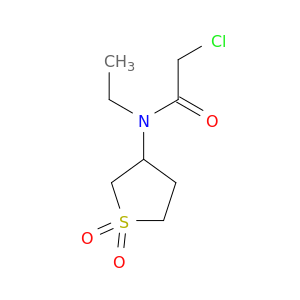 2-Chloro-N-(1,1-dioxo-1lambda6-thiolan-3-yl)-N-ethylacetamide