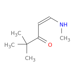1-Penten-3-one, 4,4-dimethyl-1-(methylamino)-, (Z)-