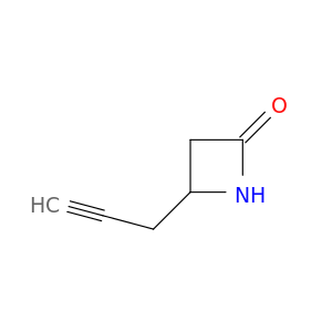 2-Azetidinone, 4-(2-propynyl)-