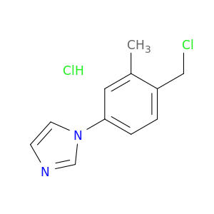 1-[4-(Chloromethyl)-3-methylphenyl]-1H-imidazole hydrochloride