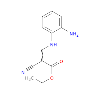 ethyl 3-[(2-aminophenyl)amino]-2-cyano-prop-2-enoate