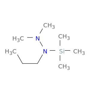 Hydrazine, 1,1-dimethyl-2-propyl-2-(trimethylsilyl)-