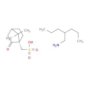 [(1s)-7,7-dimethyl-2-oxobicyclo[2.2.1]hept-1-yl]methanesulfonic acid- 2-propylpentan-1-amine(1:1)