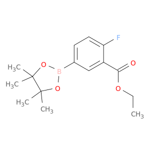 2-氟-5-(4,4,5,5-四甲基-1,3,2-二氧硼杂环戊烷-2-基)苯甲酸乙酯