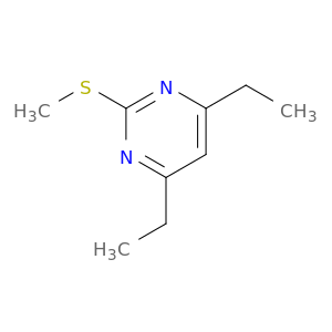 Pyrimidine, 4,6-diethyl-2-(methylthio)-