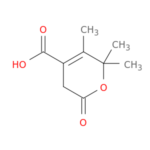2H-Pyran-4-carboxylic acid, 5,6-dihydro-2,2,3-trimethyl-6-oxo-