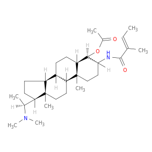 2-Butenamide, N-[(3b,4b,5a,20S)-4-(acetyloxy)-20-(dimethylamino)pregnan-3-yl]-2-methyl-, (2E)-