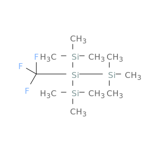 Trisilane, 1,1,1,3,3,3-hexamethyl-2-(trifluoromethyl)-2-(trimethylsilyl)-