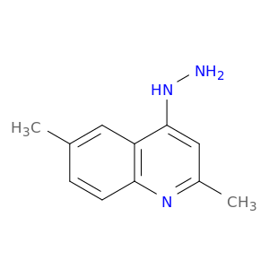 Quinoline,4-hydrazinyl-2,6-dimethyl-