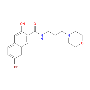 7-溴-3-羟基-N-[3-(4-吗啉基)丙基]-2-萘甲酰胺