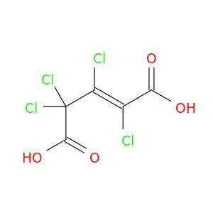 (E)-2,3,4,4-tetrachloropent-2-enedioic acid