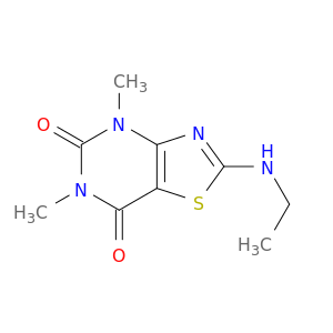 Thiazolo[4,5-d]pyrimidine-5,7(4H,6H)-dione,2-(ethylamino)-4,6-dimethyl-