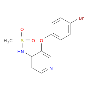 Methanesulfonamide, N-[3-(4-bromophenoxy)-4-pyridinyl]-