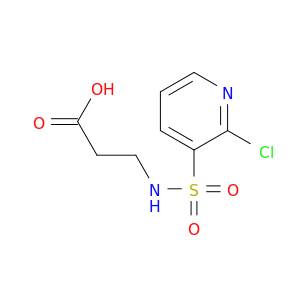 3-(2-Chloropyridine-3-sulfonamido)propanoic Acid