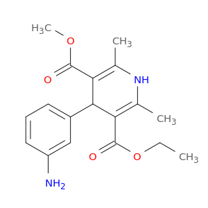 2,6-二甲基-4-(3-氨基苯基)-5-(甲氧羰基)-1,4-二氢吡啶-3-甲酸乙酯