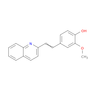 Phenol, 2-methoxy-4-[2-(2-quinolinyl)ethenyl]-
