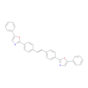 Oxazole, 2,2'-(1,2-ethenediyldi-4,1-phenylene)bis[5-phenyl-
