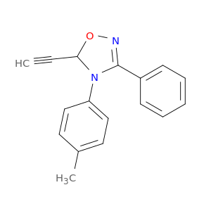 1,2,4-Oxadiazole, 5-ethynyl-4,5-dihydro-4-(4-methylphenyl)-3-phenyl-