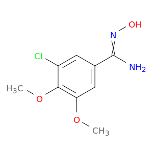 3-Chloro-N'-hydroxy-4,5-dimethoxybenzene-1-carboximidamide