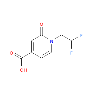 1-(2,2-Difluoroethyl)-2-oxo-1,2-dihydropyridine-4-carboxylic Acid