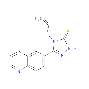 2,4-二氢-4-(2-丙烯-1-基)-5-(6-喹啉基)-3H-1,2,4-三唑-3-Thione