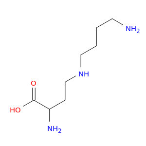 Butanoic acid, 2-amino-4-[(4-aminobutyl)amino]-