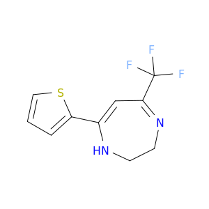 1H-1,4-Diazepine, 2,3-dihydro-7-(2-thienyl)-5-(trifluoromethyl)-