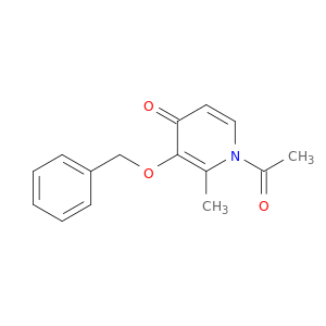 4(1H)-Pyridinone, 1-acetyl-2-methyl-3-(phenylmethoxy)-