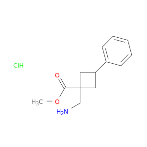 Methyl 1-(Aminomethyl)-3-phenylcyclobutane-1-carboxylate Hydrochloride