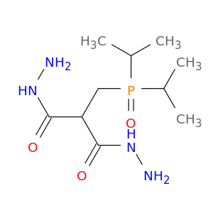 Propanedioic acid, [[bis(1-methylethyl)phosphinyl]methyl]-, dihydrazide