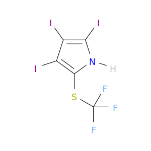 1H-Pyrrole, 2,3,4-triiodo-5-[(trifluoromethyl)thio]-