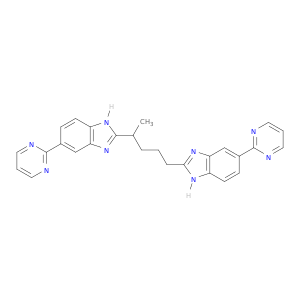 1H-Benzimidazole, 2,2'-(1-methyl-1,4-butanediyl)bis[5-(2-pyrimidinyl)-