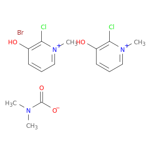 2-CHLORO-3-HYDROXY-1-METHYLPYRIDINIUM BROMIDE DIMETHYLCARBAMATE
