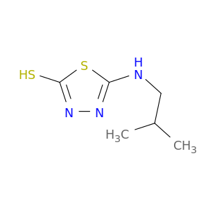 5-[(2-methylpropyl)amino]-1,3,4-thiadiazole-2-thiol