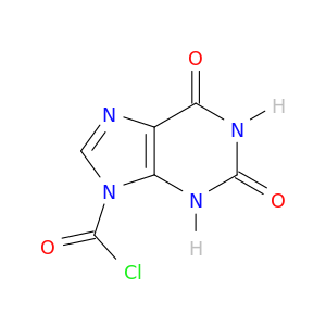 9H-Purine-9-carbonylchloride, 1,2,3,6-tetrahydro-2,6-dioxo-