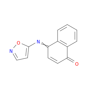 1(4H)-Naphthalenone, 4-(5-isoxazolylimino)-