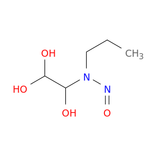 2-[nitroso(propyl)amino]ethane-1,1,2-triol