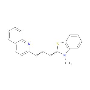 Quinoline, 2-[3-(3-methyl-2(3H)-benzothiazolylidene)-1-propenyl]-