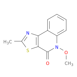 Thiazolo[5,4-c]quinolin-4(5H)-one, 5-methoxy-2-methyl-