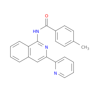 Benzamide, 4-methyl-N-[3-(2-pyridinyl)-1-isoquinolinyl]-