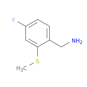 Benzenemethanamine, 4-fluoro-2-(methylthio)-