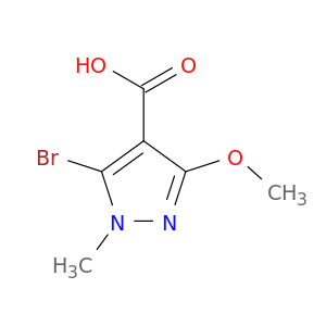 5-溴-3-甲氧基-1-甲基-1H-吡唑-4-羧酸