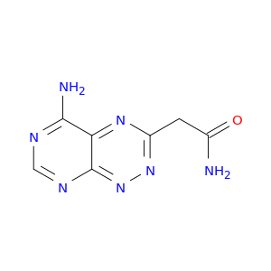 Pyrimido[5,4-e]-1,2,4-triazine-3-acetamide,5-amino-