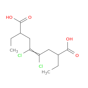 4-Octenedioic acid, 4,5-dichloro-2,7-diethyl-