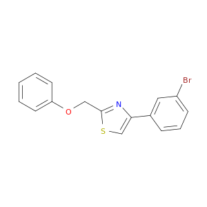 Thiazole,4-(3-bromophenyl)-2-(phenoxymethyl)-